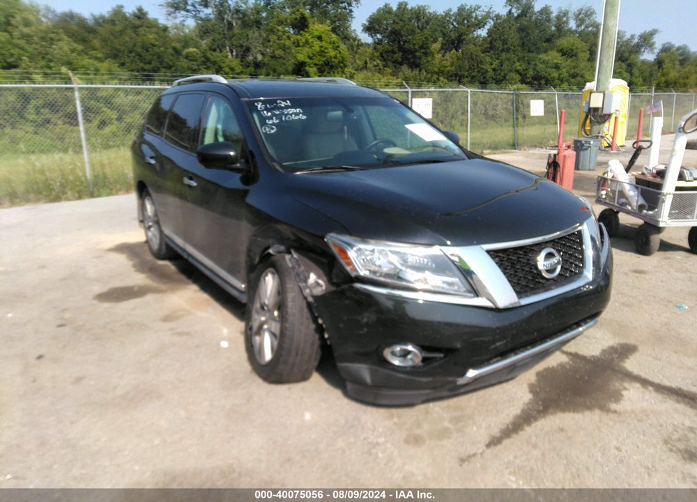2016 NISSAN PATHFINDER PLATINUM VIN: 5N1AR2MN9GC667066