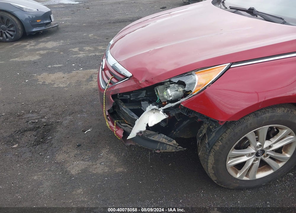 2014 HYUNDAI SONATA GLS VIN: 5NPEB4AC5EH891123