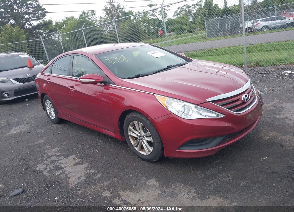 2014 HYUNDAI SONATA GLS VIN: 5NPEB4AC5EH891123