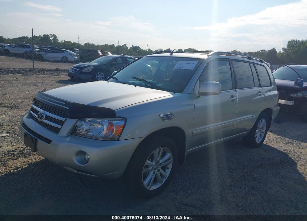 2006 TOYOTA HIGHLANDER HYBRID V6 VIN: JTEDW21A260001514