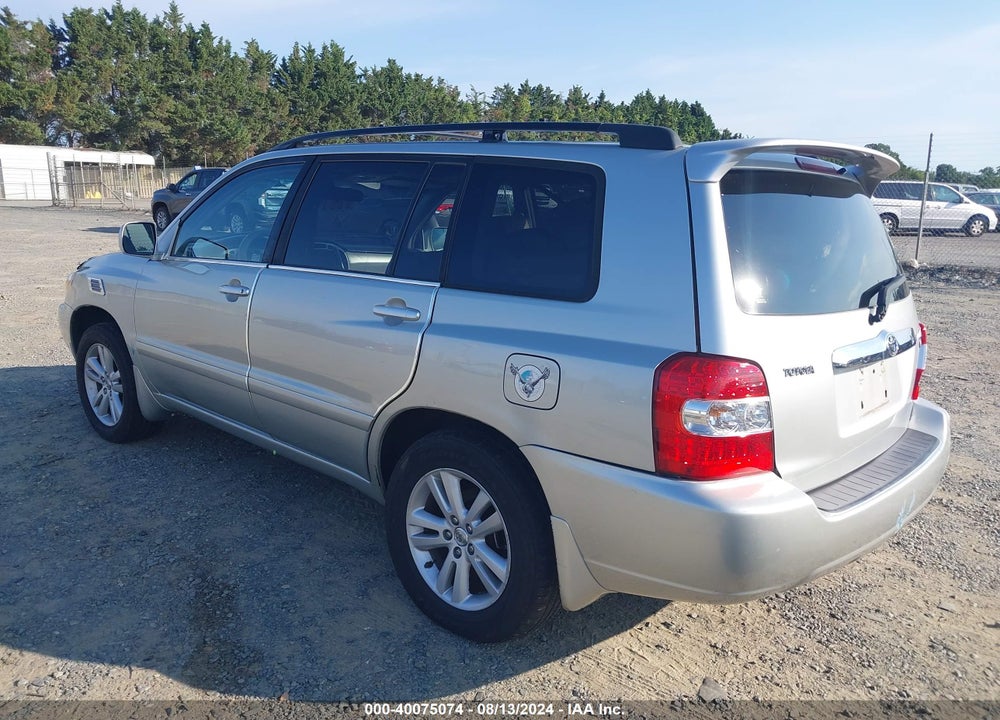 2006 TOYOTA HIGHLANDER HYBRID V6 VIN: JTEDW21A260001514