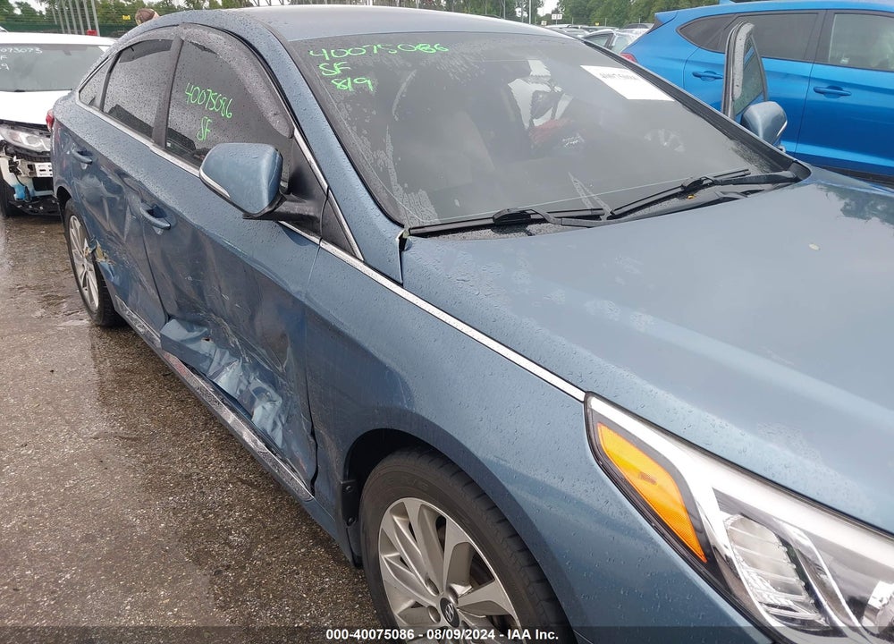 2017 HYUNDAI SONATA VIN: 5NPE34AF7HH580045