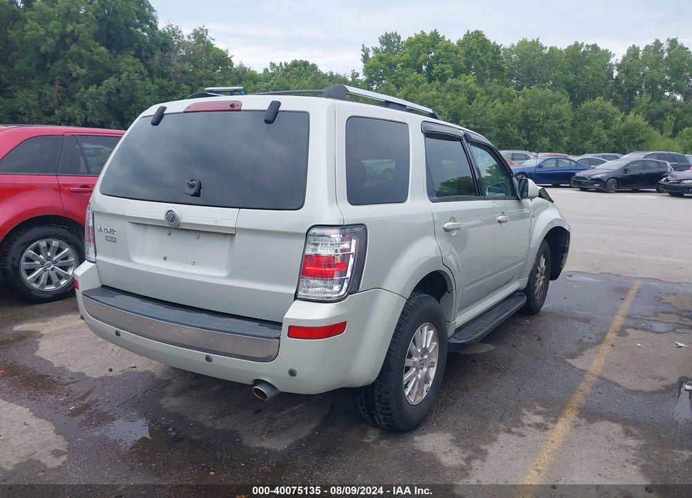 2009 MERCURY MARINER PREMIER VIN: 4M2CU87749KJ21743