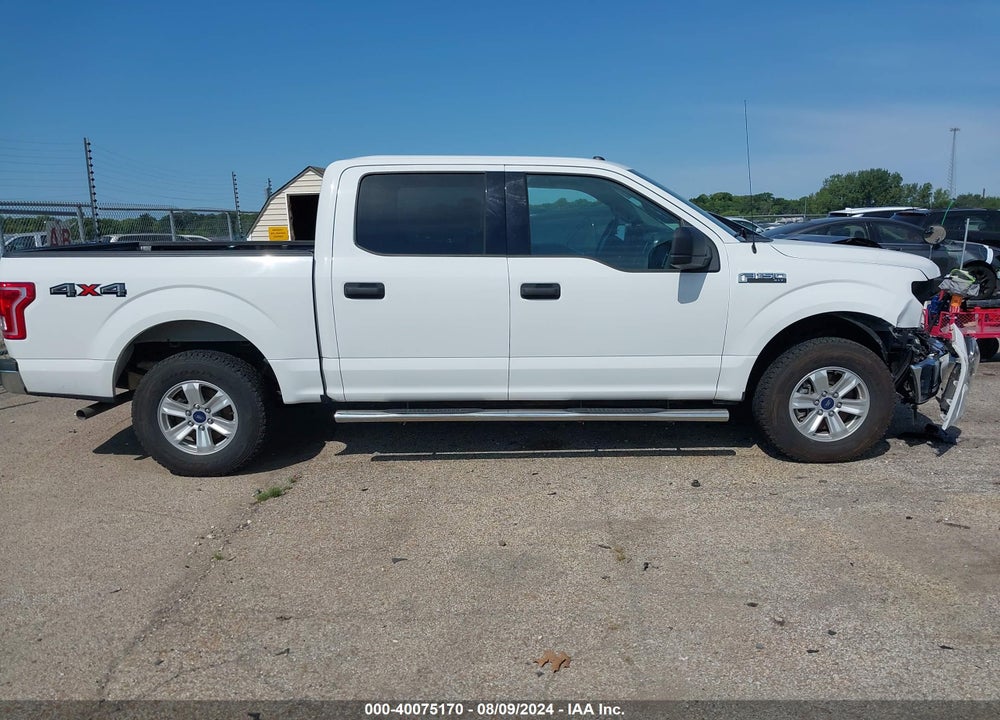 2017 FORD F-150 XLT VIN: 1FTEW1E8XHFB46567