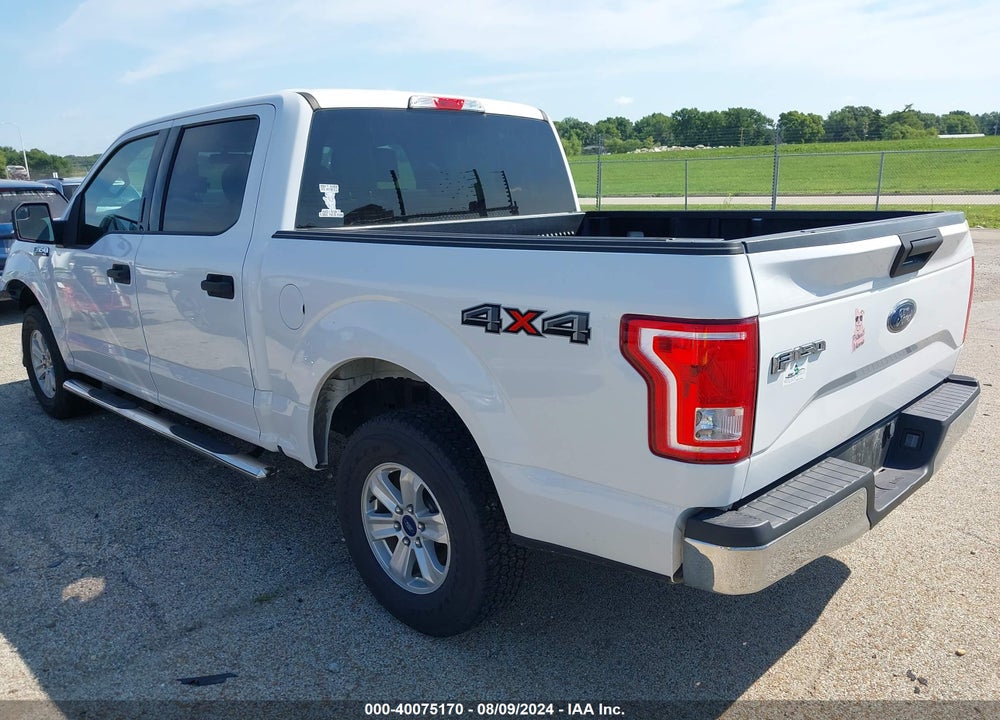 2017 FORD F-150 XLT VIN: 1FTEW1E8XHFB46567