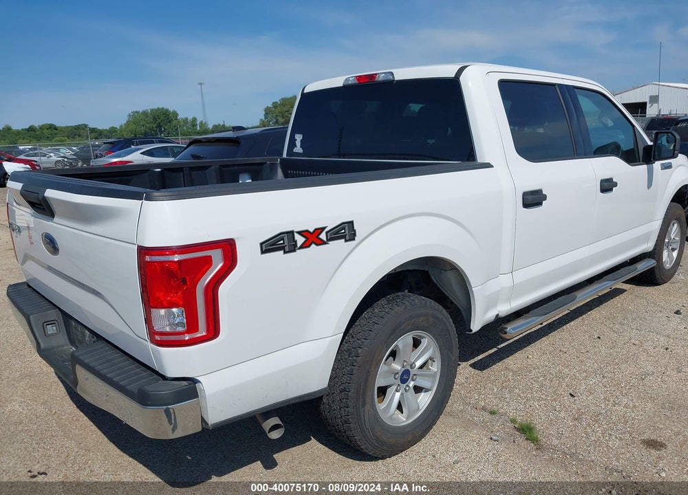 2017 FORD F-150 XLT VIN: 1FTEW1E8XHFB46567