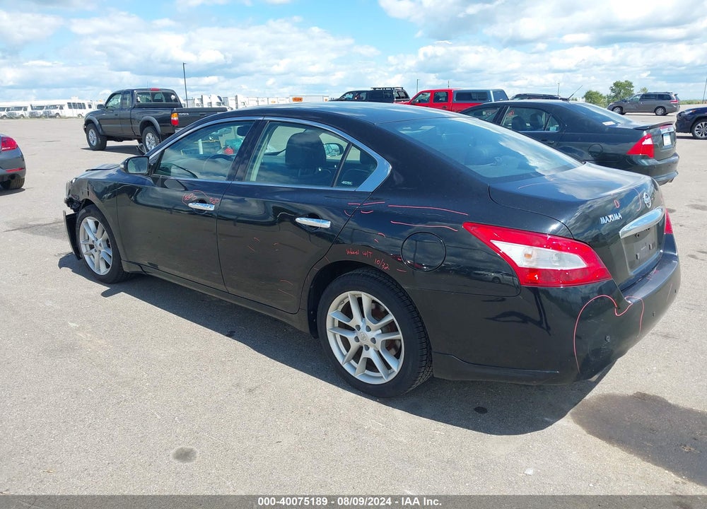 2009 NISSAN MAXIMA 3.5 SV VIN: 1N4AA51E39C855219