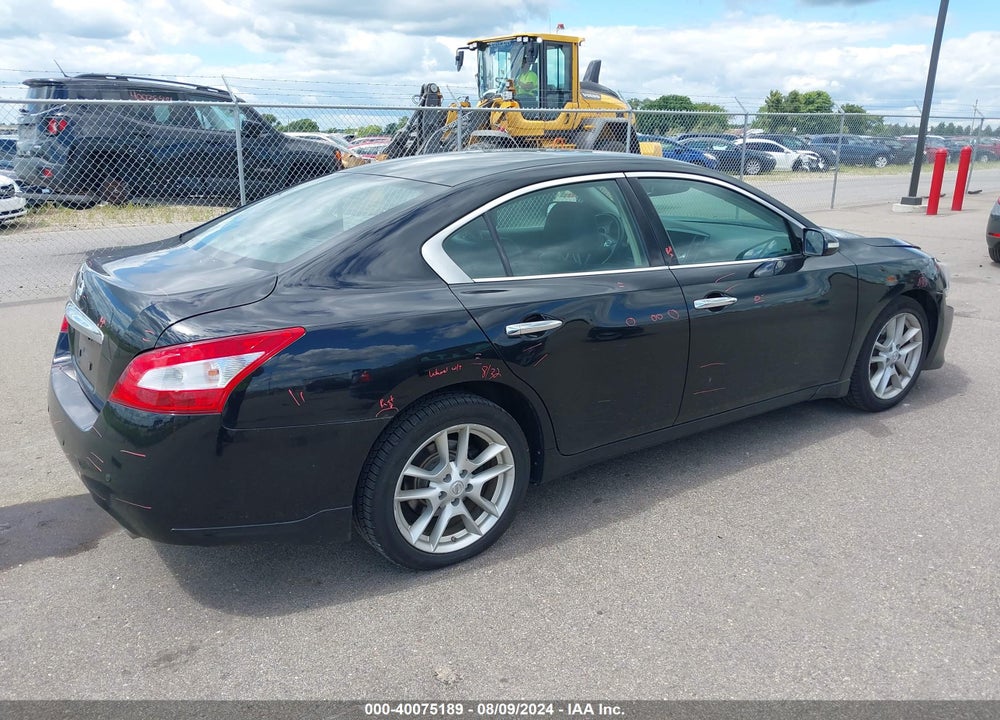 2009 NISSAN MAXIMA 3.5 SV VIN: 1N4AA51E39C855219