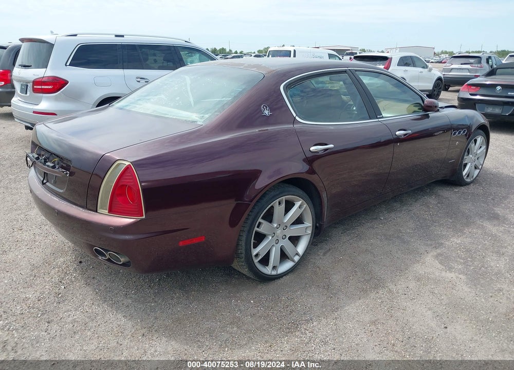 2006 MASERATI QUATTROPORTE EXECUTIVE GT/SPORT GT VIN: ZAMCE39A860025082