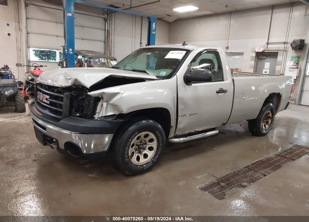 2009 GMC SIERRA 1500 WORK TRUCK VIN: 1GTEK14X29Z117245