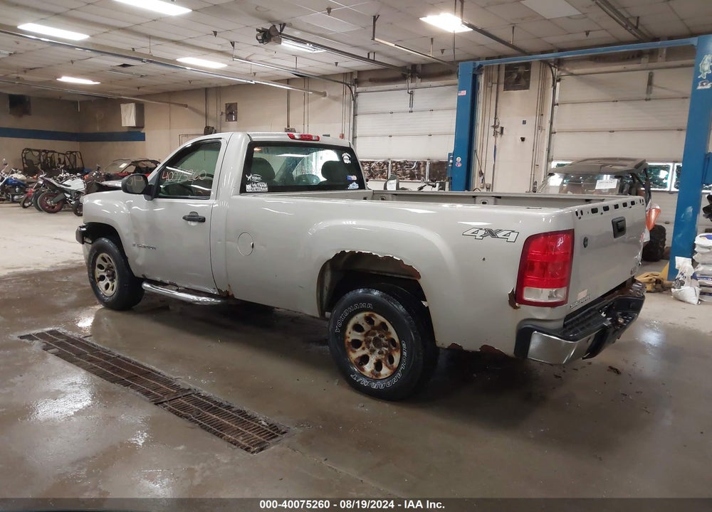 2009 GMC SIERRA 1500 WORK TRUCK VIN: 1GTEK14X29Z117245