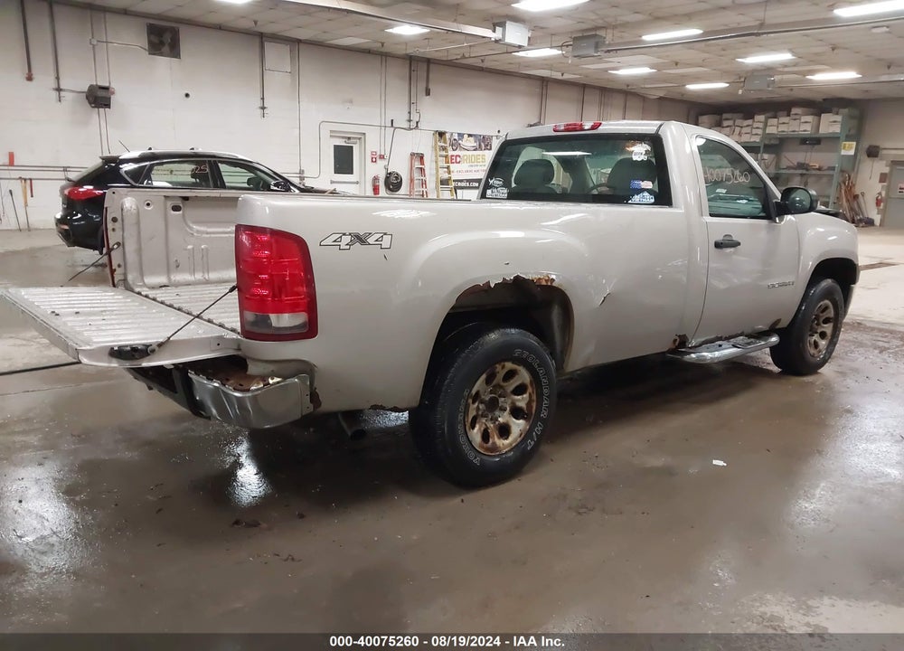 2009 GMC SIERRA 1500 WORK TRUCK VIN: 1GTEK14X29Z117245