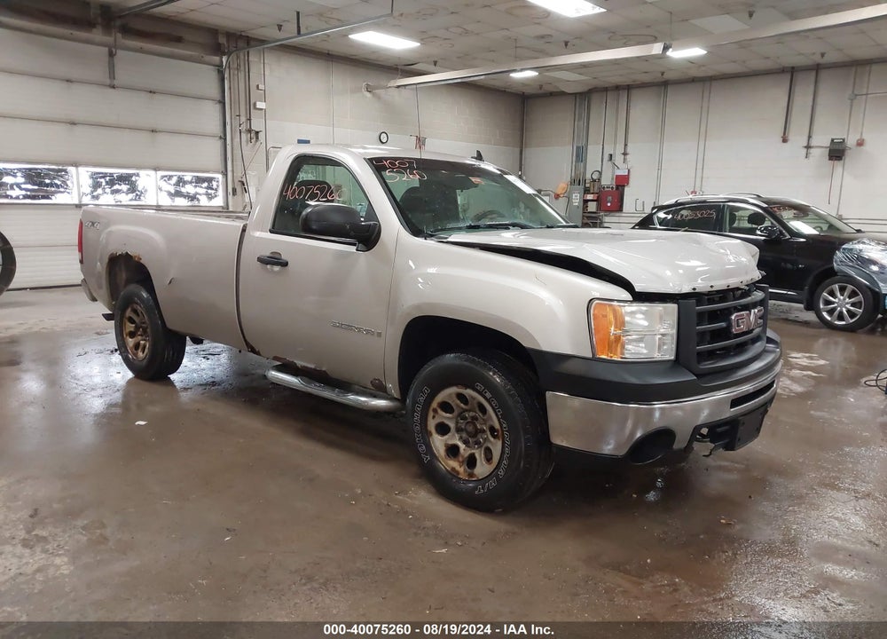 2009 GMC SIERRA 1500 WORK TRUCK VIN: 1GTEK14X29Z117245