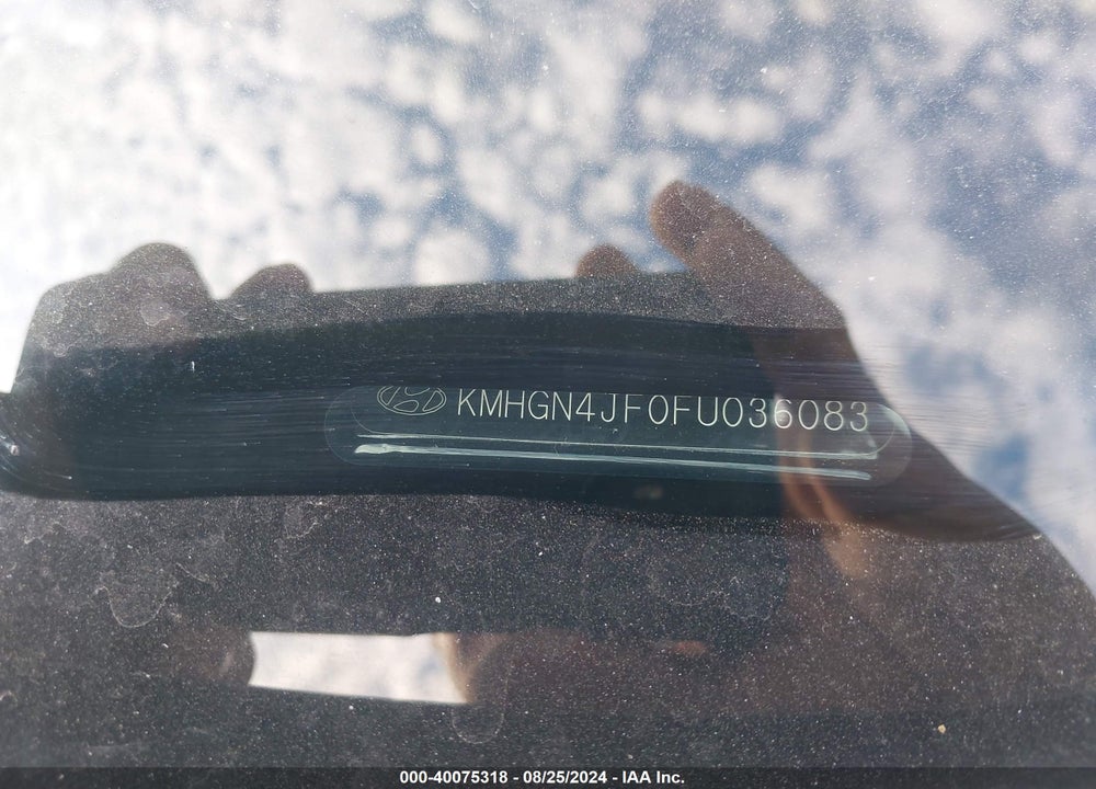 2015 HYUNDAI GENESIS 5.0 VIN: KMHGN4JF0FU036083