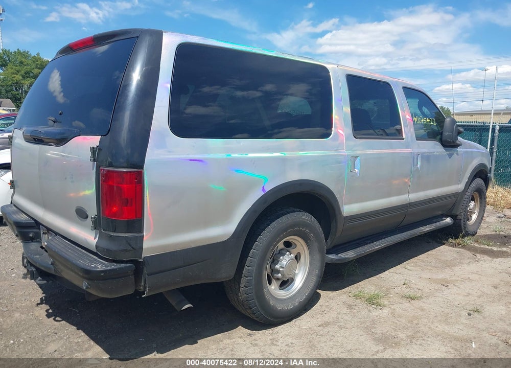 2004 FORD EXCURSION EDDIE BAUER VIN: 1FMNU44S34EB41419