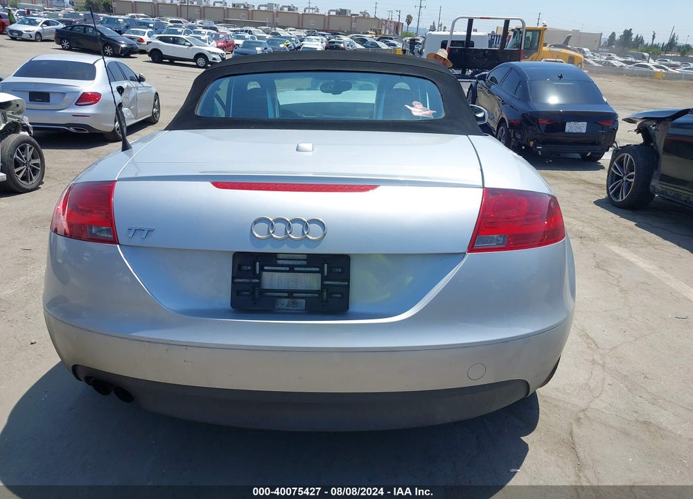 2008 AUDI TT VIN: TRUMF38J481033724