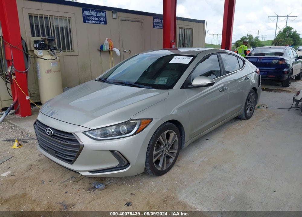 2017 HYUNDAI ELANTRA LIMITED VIN: 5NPD84LF3HH069801
