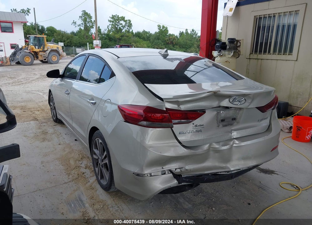 2017 HYUNDAI ELANTRA LIMITED VIN: 5NPD84LF3HH069801