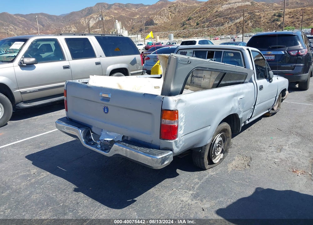 1990 TOYOTA PICKUP 1/2 TON SHT WHEELBASE DLX VIN: JT4RN81P8L5078634