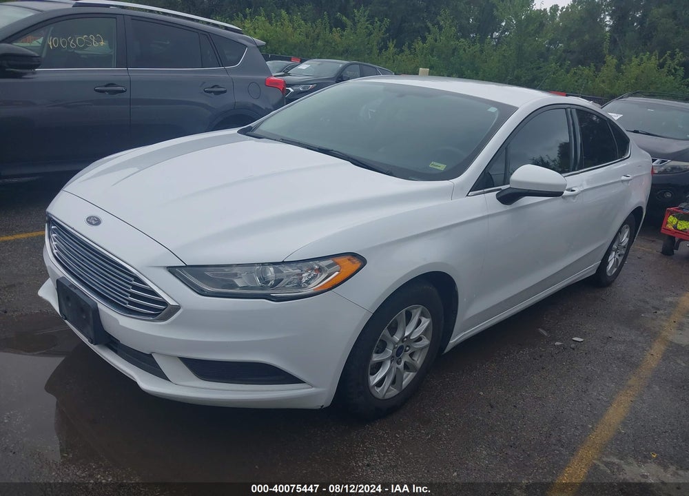2017 FORD FUSION S VIN: 3FA6P0G71HR343622