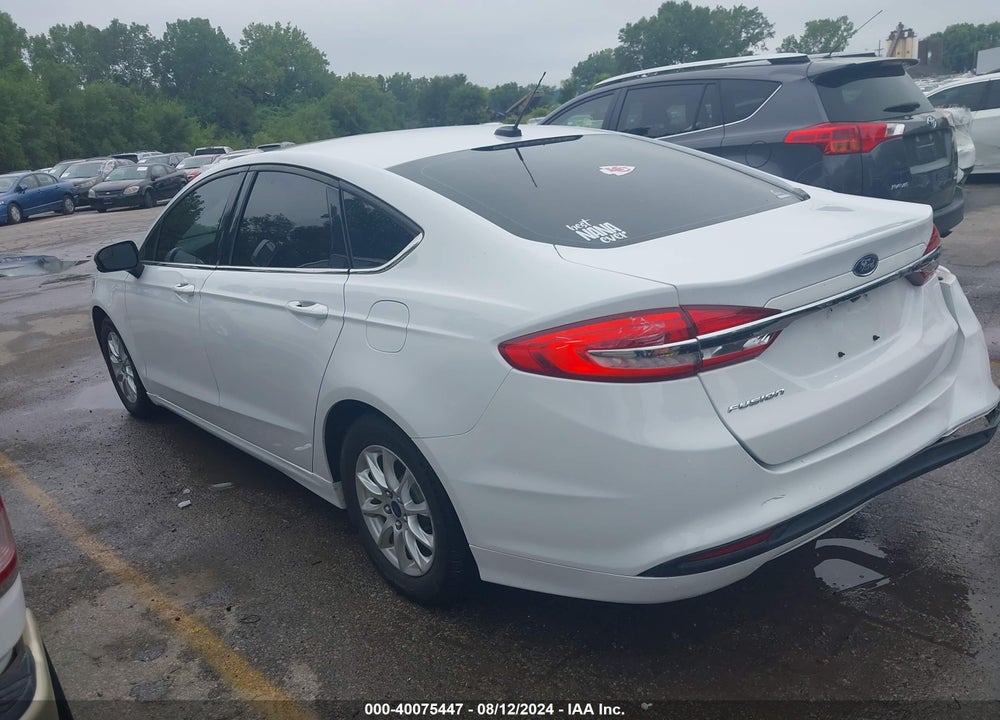 2017 FORD FUSION S VIN: 3FA6P0G71HR343622