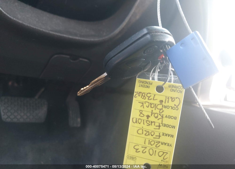 2011 FORD FUSION SEL VIN: 3FAHP0JA9BR201023