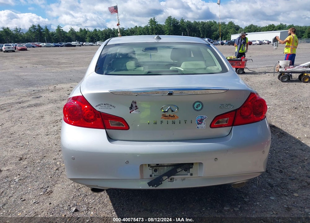 2012 INFINITI G37X VIN: JN1CV6AR4CM978757
