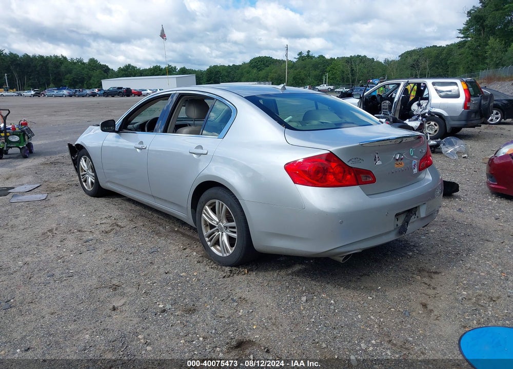 2012 INFINITI G37X VIN: JN1CV6AR4CM978757