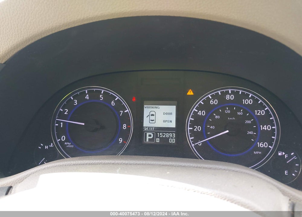 2012 INFINITI G37X VIN: JN1CV6AR4CM978757