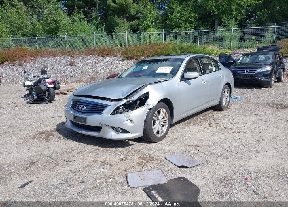 2012 INFINITI G37X VIN: JN1CV6AR4CM978757
