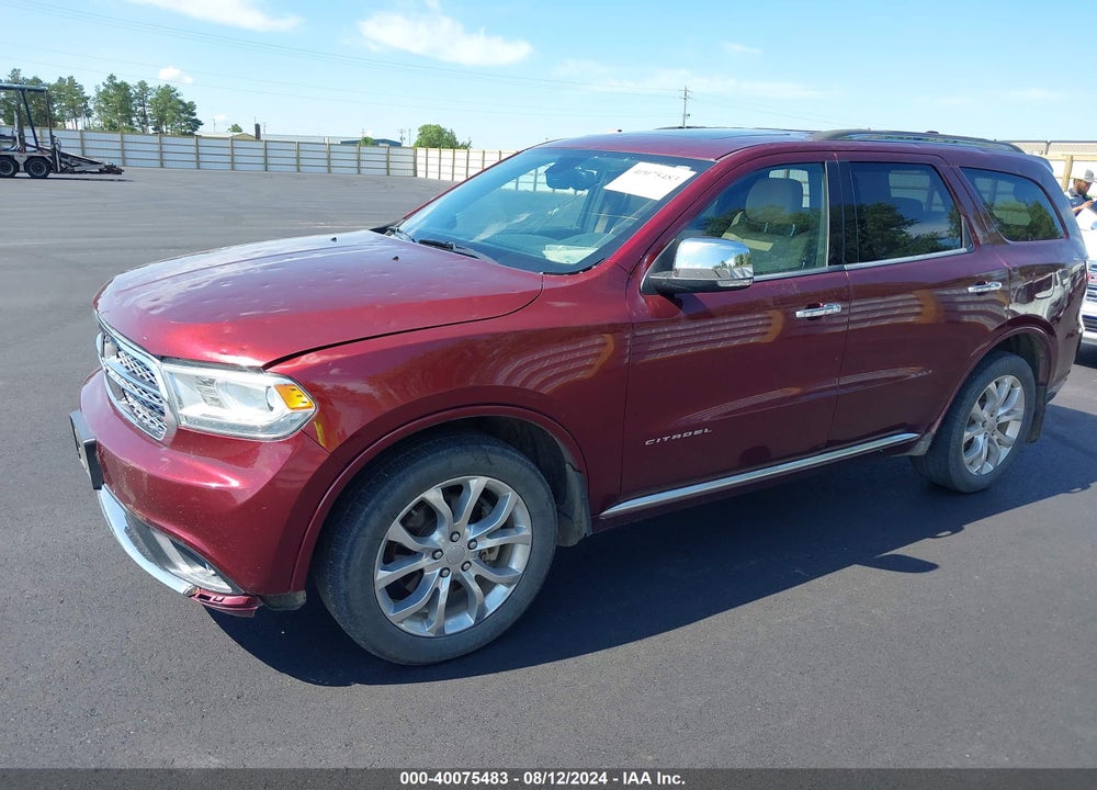 2016 DODGE DURANGO CITADEL VIN: 1C4RDJEG4GC308966