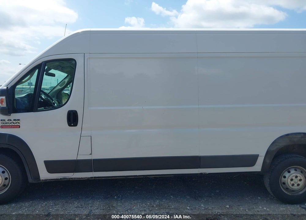 2019 RAM PROMASTER 2500 HIGH ROOF 159 WB VIN: 3C6TRVDG0KE502239