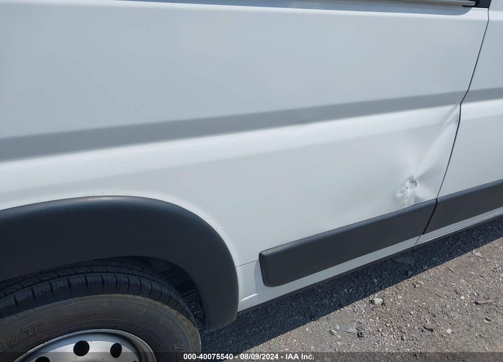 2019 RAM PROMASTER 2500 HIGH ROOF 159 WB VIN: 3C6TRVDG0KE502239