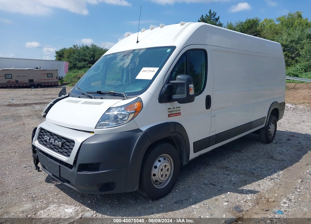 2019 RAM PROMASTER 2500 HIGH ROOF 159 WB VIN: 3C6TRVDG0KE502239