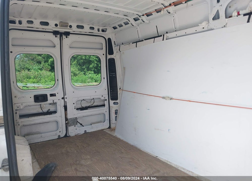2019 RAM PROMASTER 2500 HIGH ROOF 159 WB VIN: 3C6TRVDG0KE502239