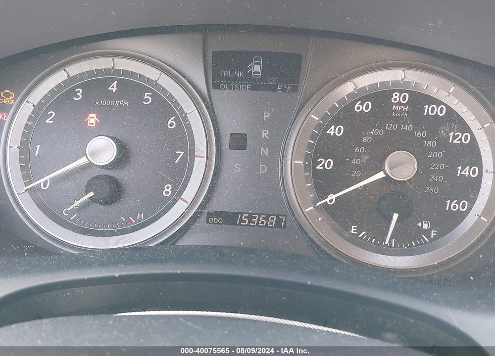2007 LEXUS ES 350 VIN: JTHBJ46GX72067350