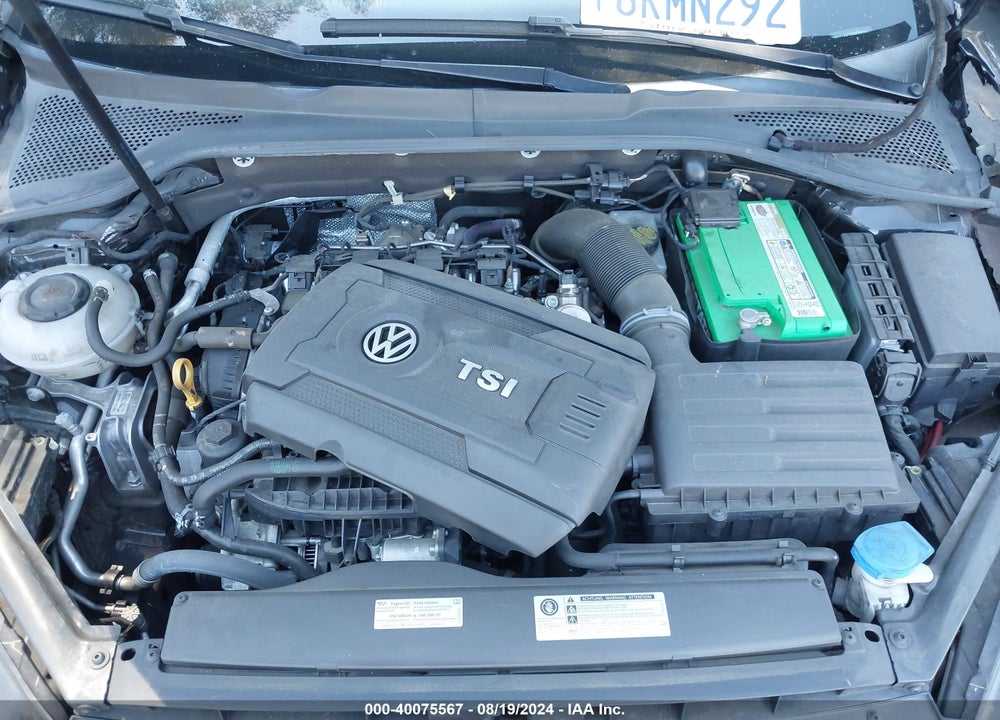 2019 VOLKSWAGEN GOLF GTI 2.0T AUTOBAHN/2.0T RABBIT EDITION/2.0T S/2.0T SE VIN: 3VW6T7AU7KM020142