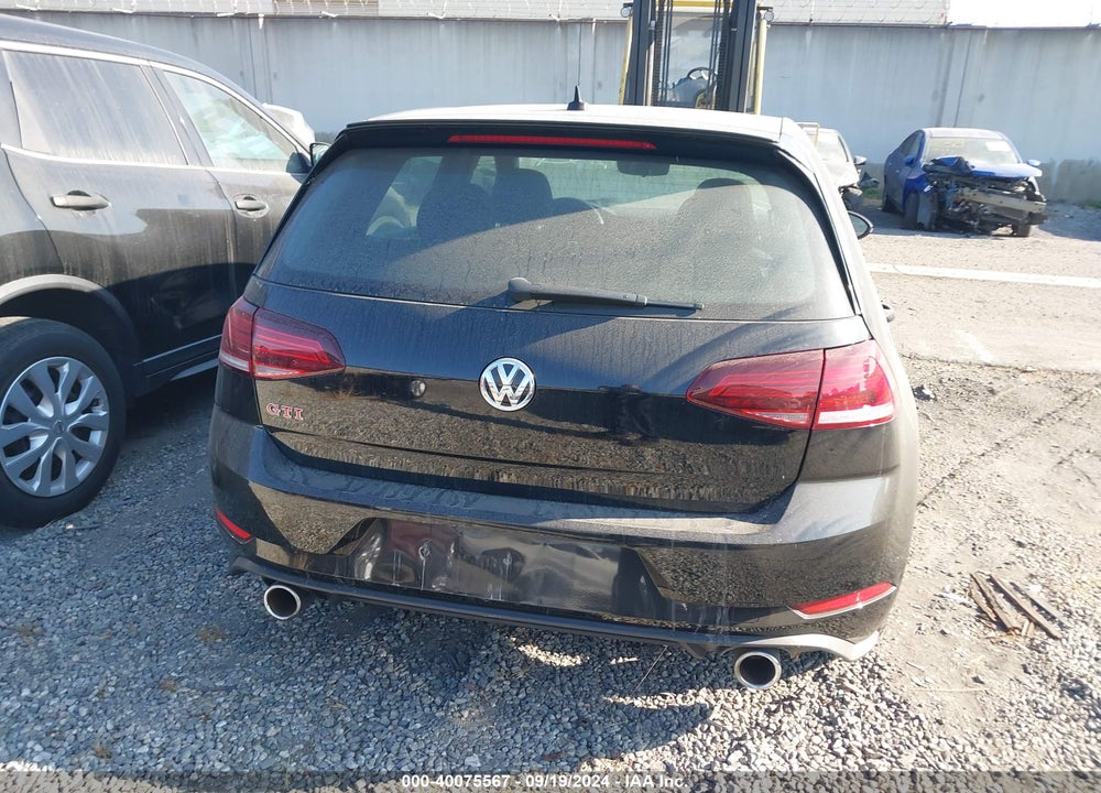 2019 VOLKSWAGEN GOLF GTI 2.0T AUTOBAHN/2.0T RABBIT EDITION/2.0T S/2.0T SE VIN: 3VW6T7AU7KM020142