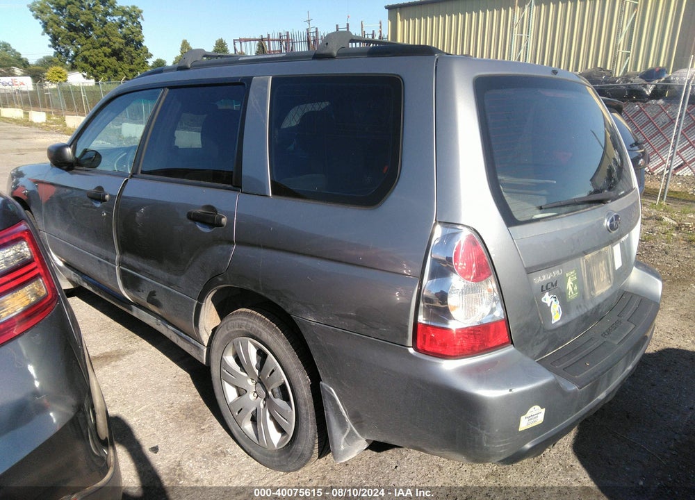 2008 SUBARU FORESTER 2.5X VIN: JF1SG63648H717057