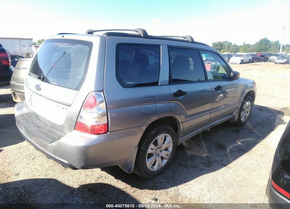 2008 SUBARU FORESTER 2.5X VIN: JF1SG63648H717057