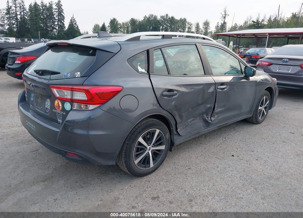 2019 SUBARU IMPREZA 2.0I PREMIUM VIN: 4S3GTAC69K3750249
