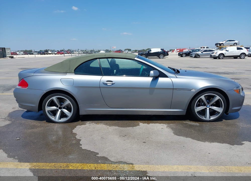 2006 BMW 650I VIN: WBAEK13446CN77168