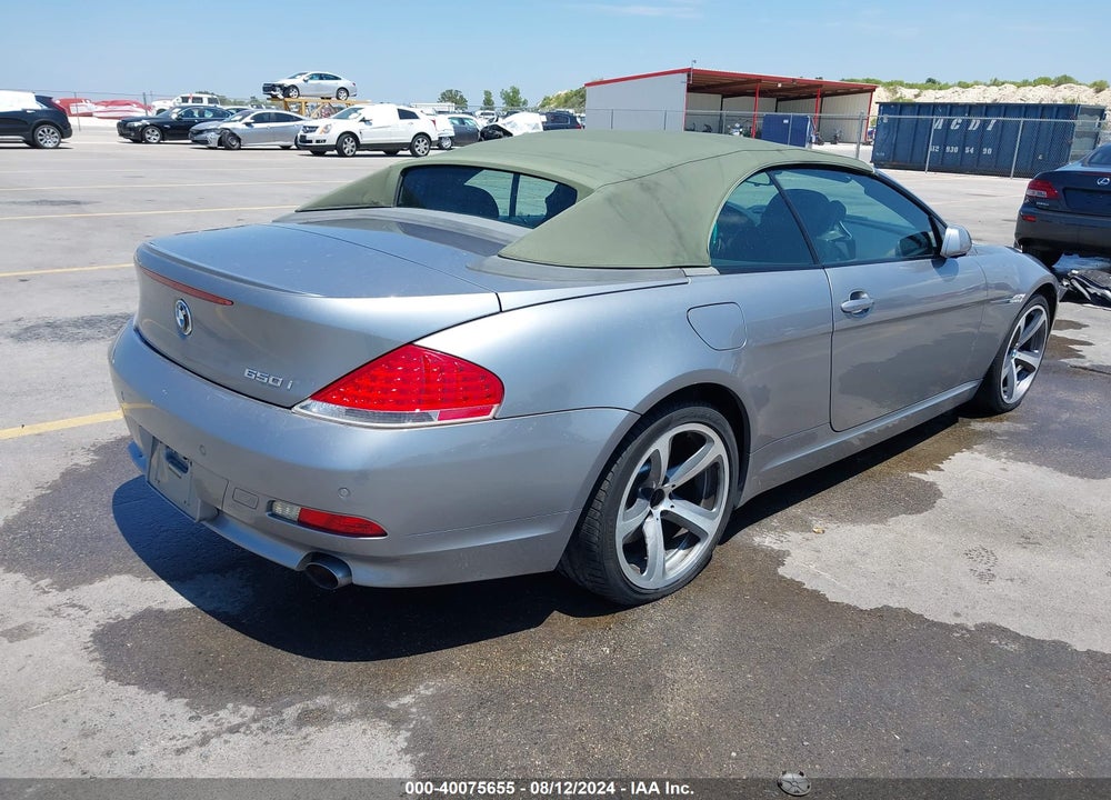 2006 BMW 650I VIN: WBAEK13446CN77168