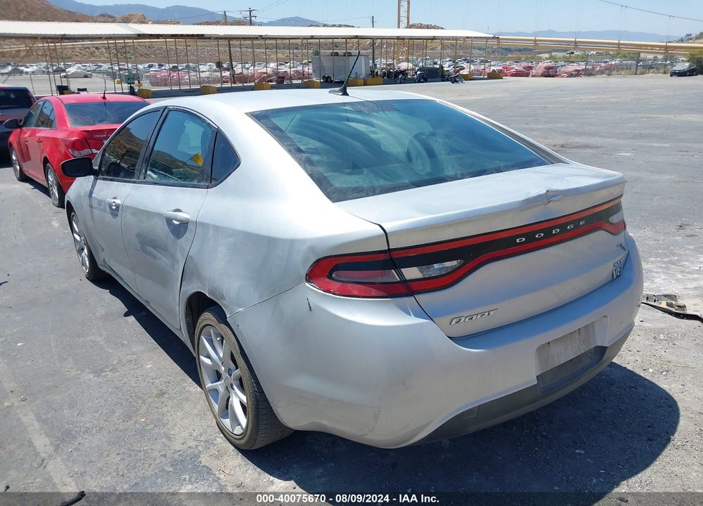 2013 DODGE DART VIN: 1C3CDFBA0DD297249