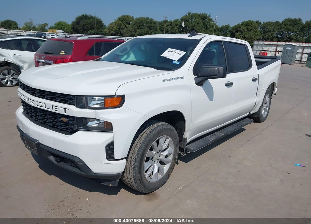 2021 CHEVROLET SILVERADO 1500 2WD SHORT BED CUSTOM VIN: 3GCPWBEK4MG203851