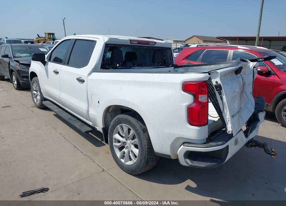 2021 CHEVROLET SILVERADO 1500 2WD SHORT BED CUSTOM VIN: 3GCPWBEK4MG203851
