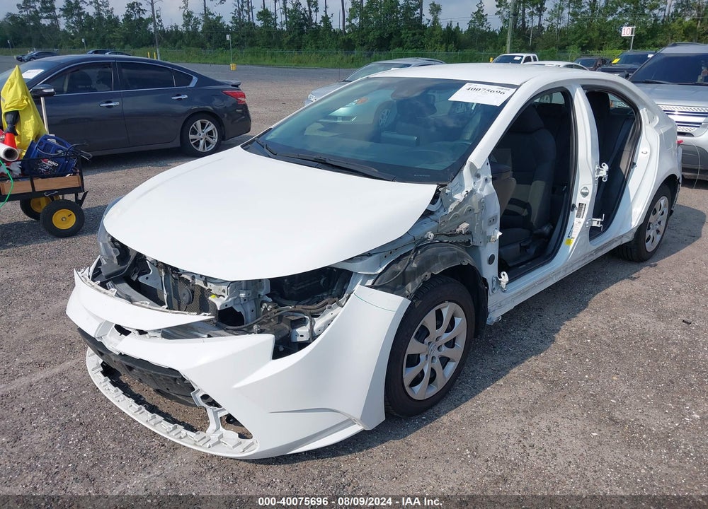 2022 TOYOTA COROLLA LE VIN: 5YFEPMAEXNP324783