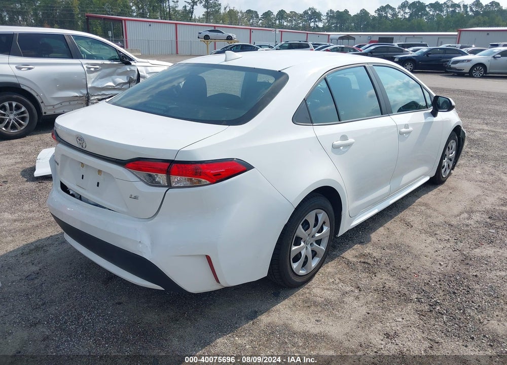2022 TOYOTA COROLLA LE VIN: 5YFEPMAEXNP324783