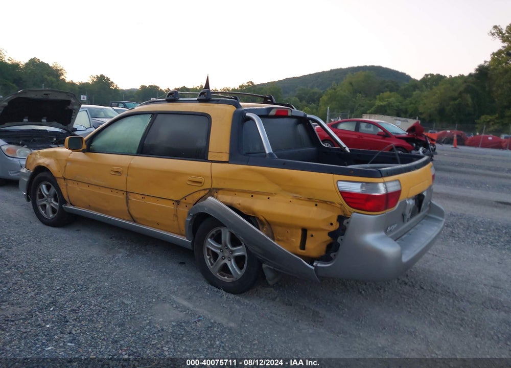 2003 SUBARU BAJA VIN: 4S4BT61CX36105024