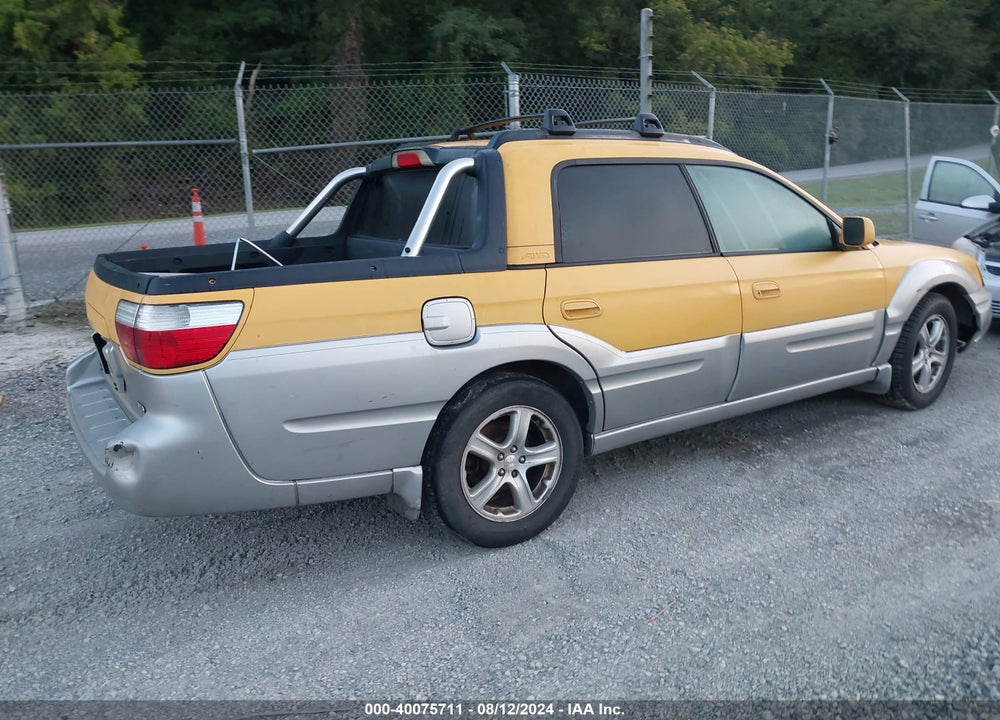 2003 SUBARU BAJA VIN: 4S4BT61CX36105024